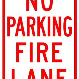 12x18 No Parking Fire Lane (Cobb) EGP
